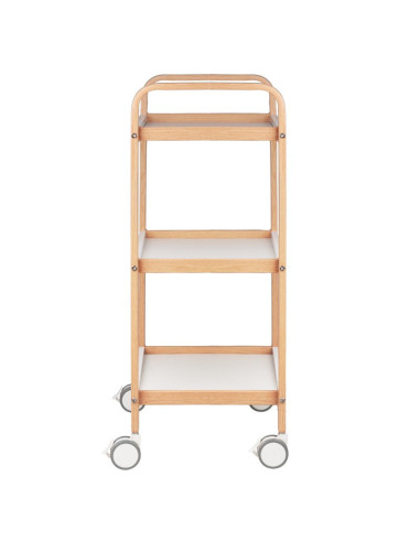 Tavolo cosmetico hs09 legno - bianco 