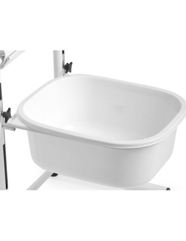 Foot bath basin 126856 Adjustable height shower tray set + foot massager heated massager FB-60