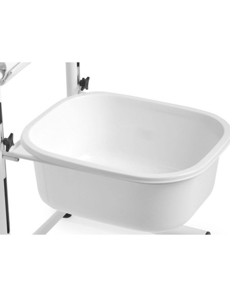 Foot bath basin 126856 Adjustable height shower tray set + foot massager heated massager FB-60