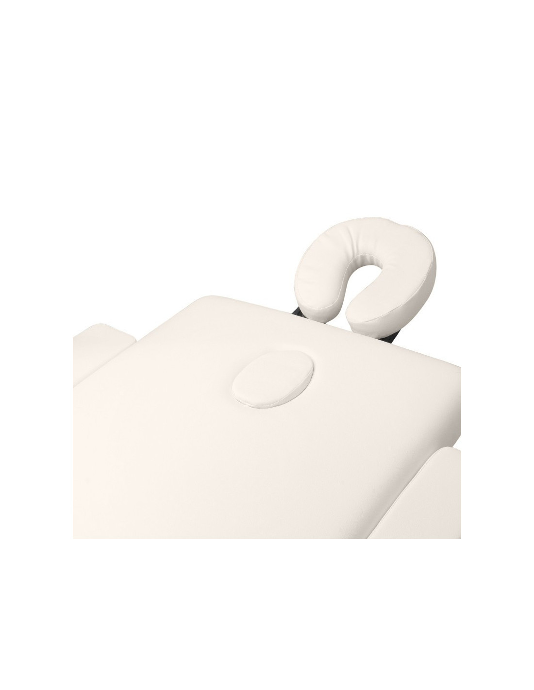 Table de Massage  126960 TABLE DE MASSAGE PORTABLE CONFORTABLE ALUMINIUM 2 SECTIONS CRÈME