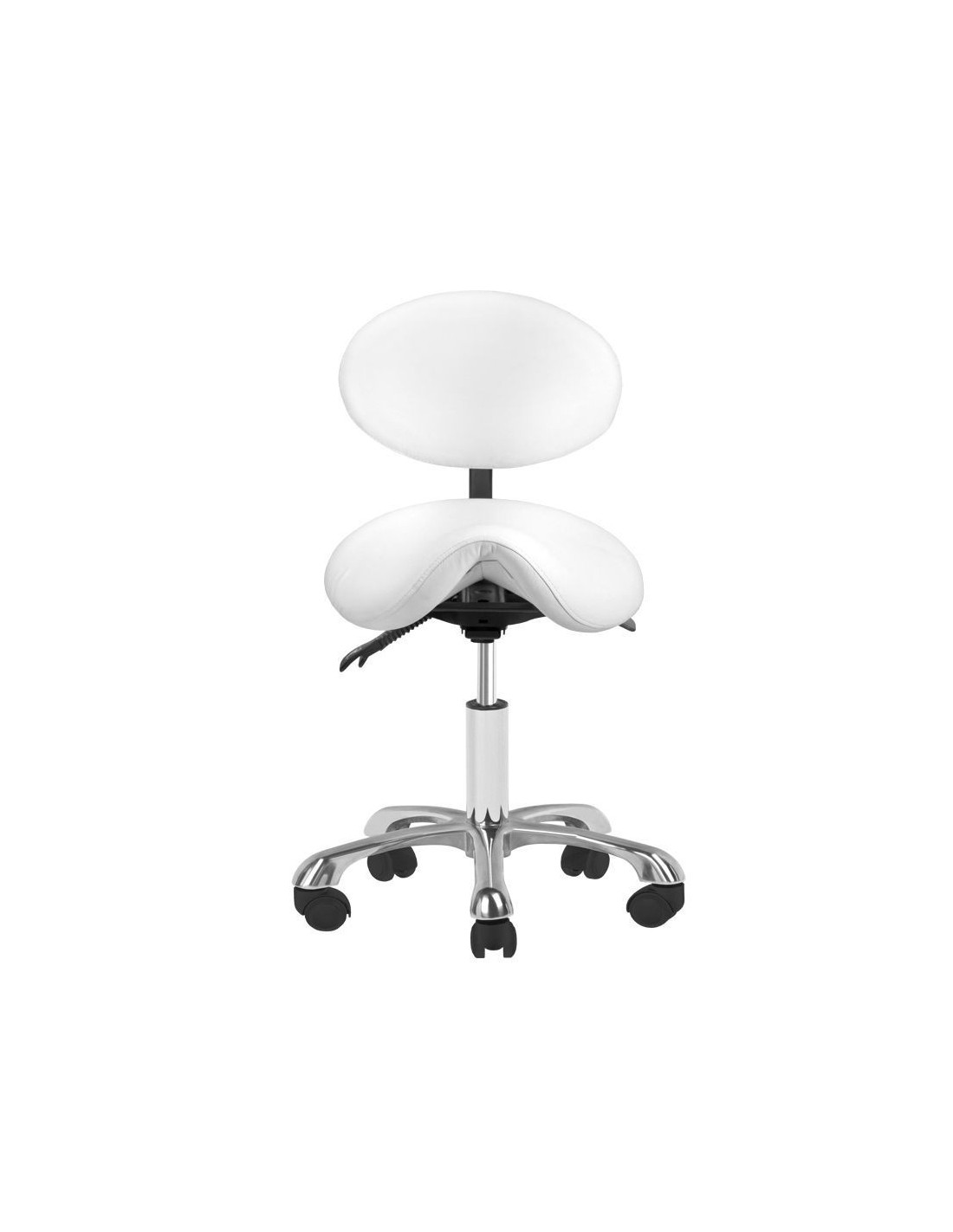 Tabouret roulettes  100763 TABOURET COSMETIQUE 1025 BLANC GIOVANNI