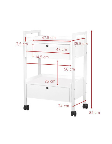 Cosmetische tafel type 1019