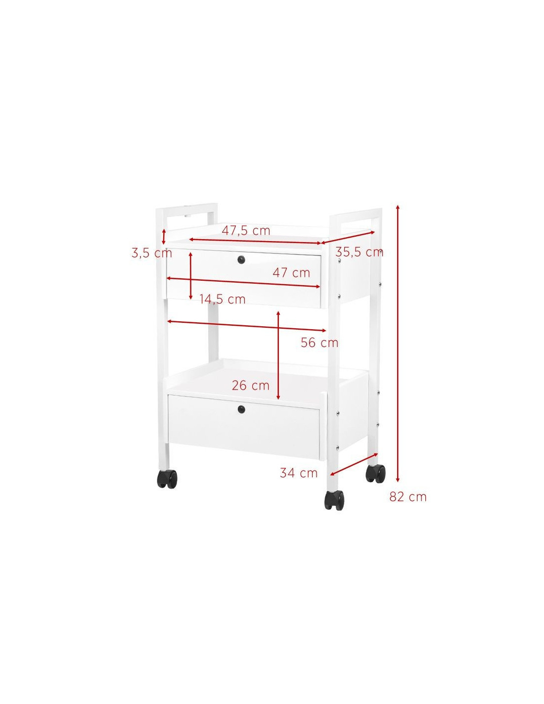 Cosmetic table type 1019