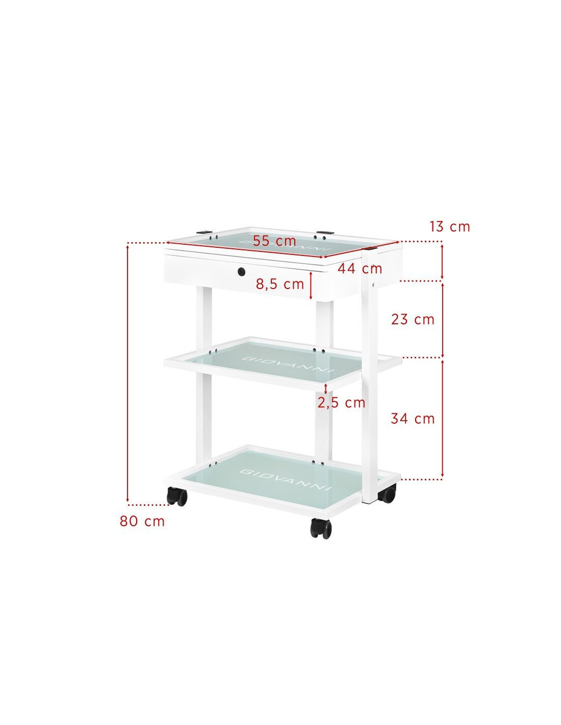 Table cosmétique type 1040a giovanni 