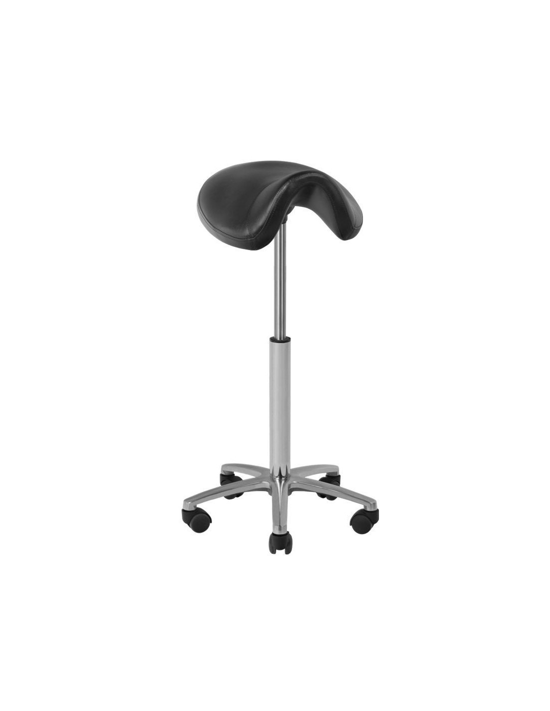 TABOURET COSMETIQUE-COIFFURE 001B NOIR HAUT
