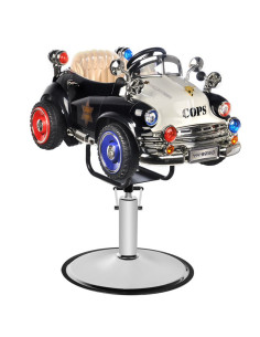 Fauteuil de coiffure enfant voiture police