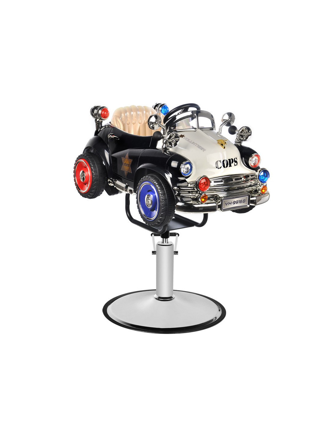 FAUTEUIL DE COIFFURE ENFANT VOITURE POLICE 