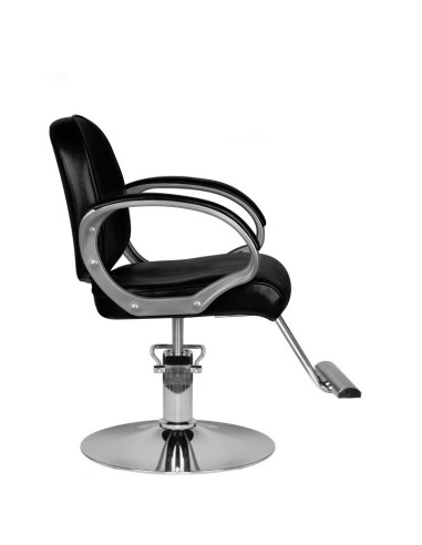 Spezia black hairdressing chair {attributes}