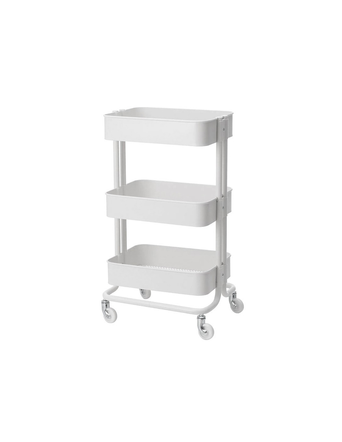 Mesa - carro cosmético hs05 blanco 