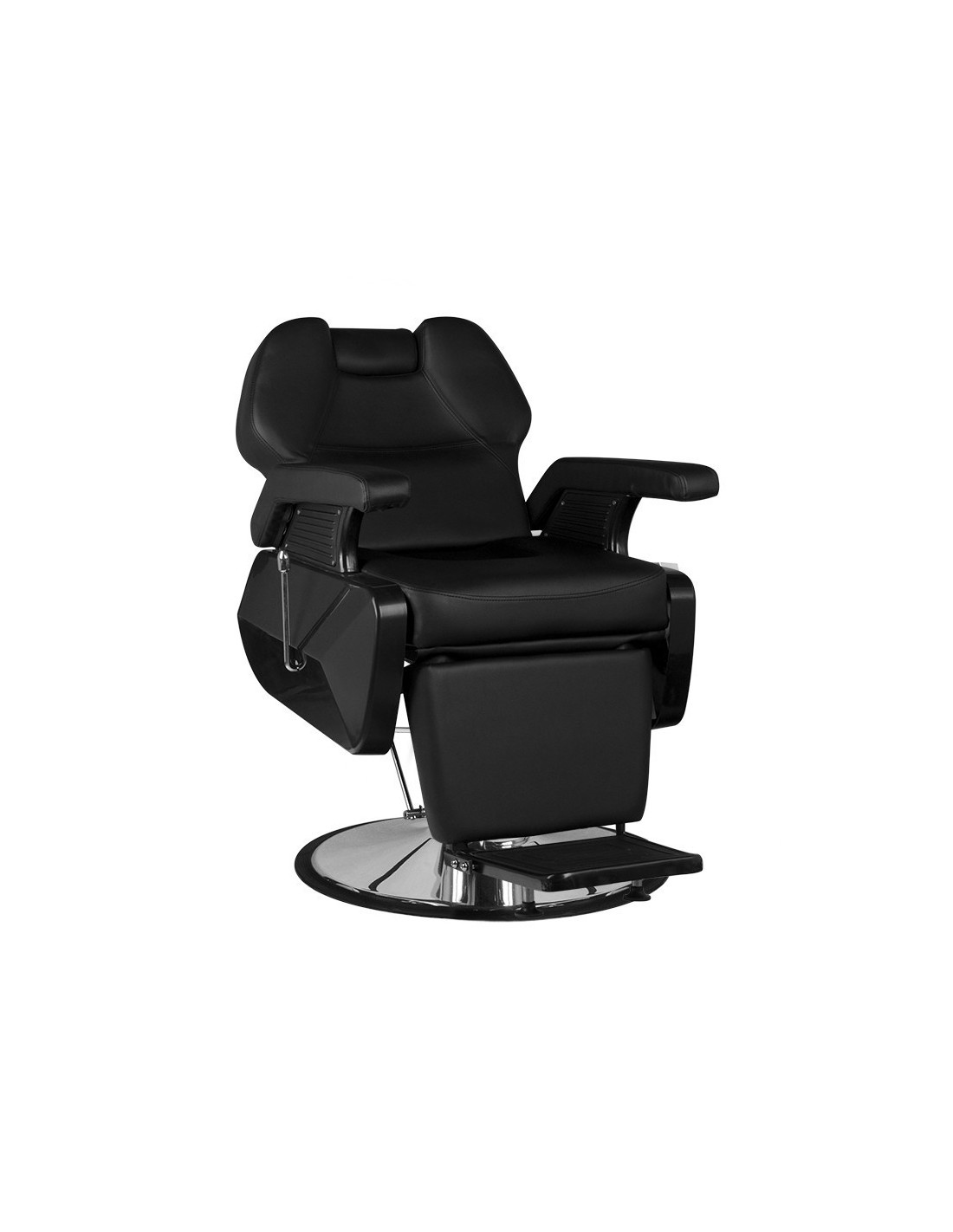 Fauteuil Barbier New York – Compact Noir Mat & Confort Urbain 