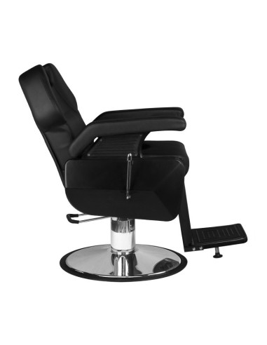 Fauteuil Barbier New York – Compact Noir Mat & Confort Urbain 