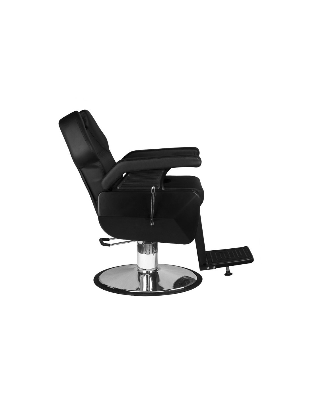 New York Barber chair – Compact Matte Black & Urban Comfort 