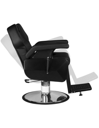 New York Barber chair – Compact Matte Black & Urban Comfort 