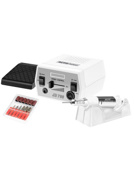 Nail Sander 131749 JD700 NAIL SANDER WHITE + SLIM 20W WHITE DESK LAMP