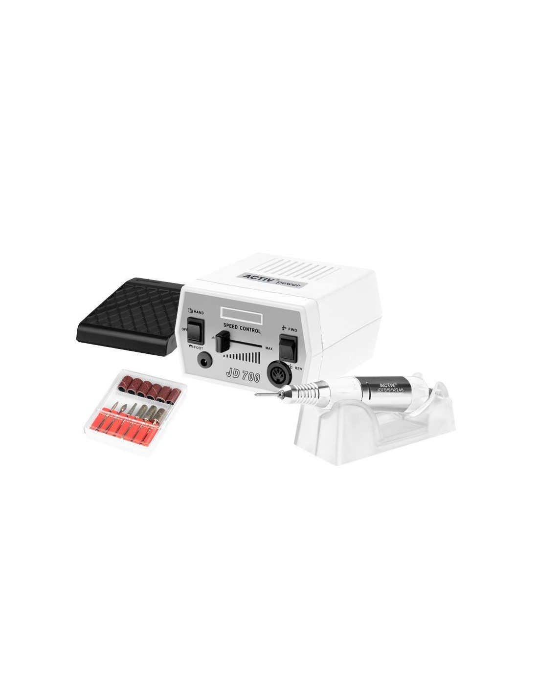 Associate Article  131749 FREZARKA ACTIV POWER JD700 WHITE + LAMPKA NA BIURKO SLIM 20W BIAŁA