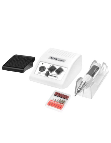 Nagelschleifer 131750 JD500 NAGELSCHLEIFER WEISS + SCHLANKE 20W WEISSE SCHREIBTISCHLAMPE