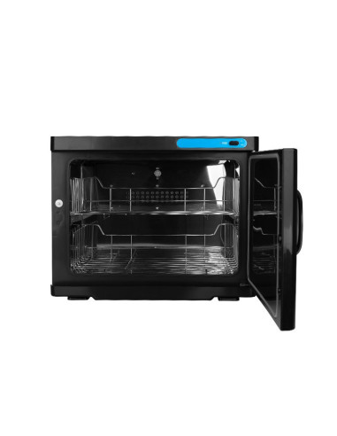 Handtuchwärmer mit UV-C-Sterilisator 23 l schwarz