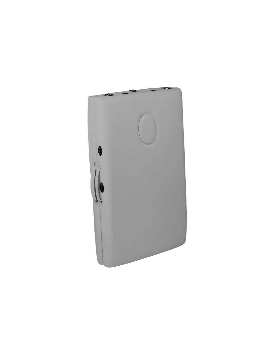 Klappbare Massageliege 130791 Klappbare Massageliege Komfort Aluminium 3-teilig grau