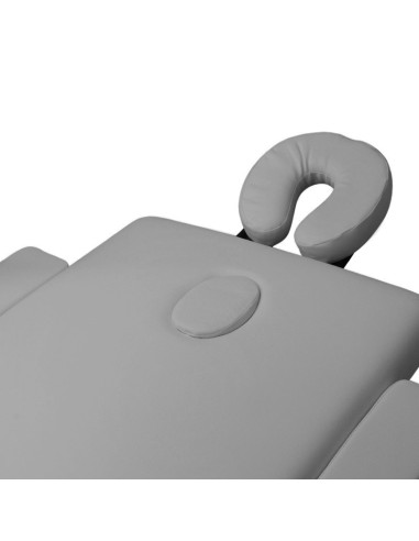 Klappbare Massageliege 130791 Klappbare Massageliege Komfort Aluminium 3-teilig grau