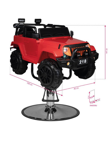 Acconciatura bambini auto bambino suv 