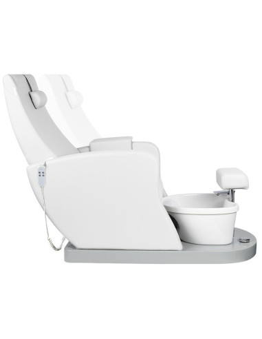 FAUTEUIL SPA POUR PÉDICURE BLANC 