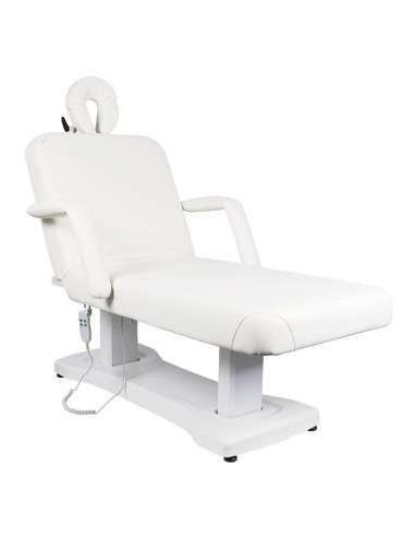 Table de Massage  131859 LIT D'ESTHÉTIQUE ÉLECTRIQUE POUR MASSAGE 3 MOTEURS BLANC 819A