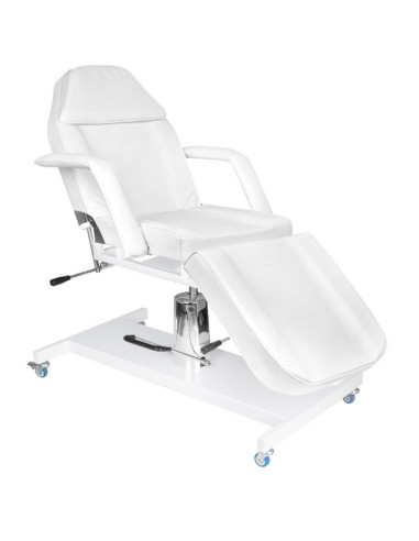 Associate Article  132832 CHAISE COSMETIQUE HYD. BASIC 210 BLANC SUR ROUES