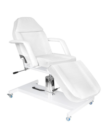 Associate Article 132832 BASIC 210 WHITE HYDRO COSMETIC CHAIR ON WHEELS
