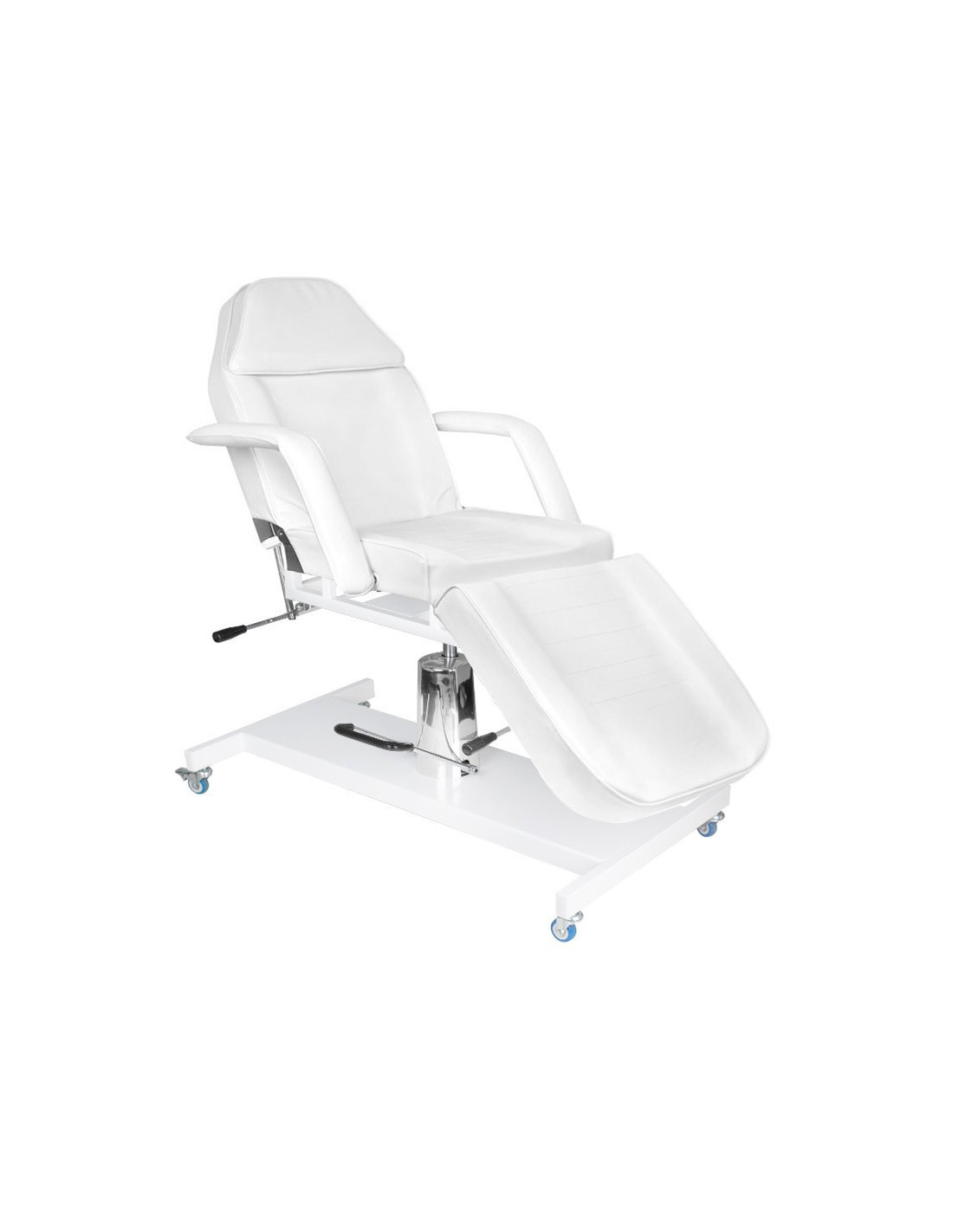 Associate Article 132832 BASIC 210 WHITE HYDRO COSMETIC CHAIR ON WHEELS