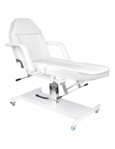 Associate Article 132832 BASIC 210 WHITE HYDRO COSMETIC CHAIR ON WHEELS