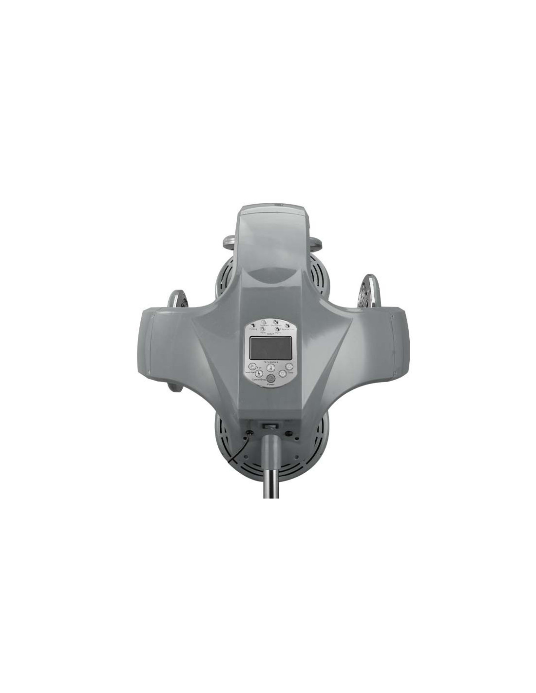 Capacete climazon de pé para cabeleireiro infraquartz cinza