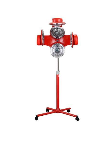 Climazon helmet on stand, red infrared quartz hairdressing helmet