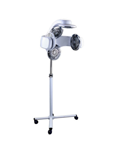 Casque climazon sur pied coiffure infra quartz blanc 