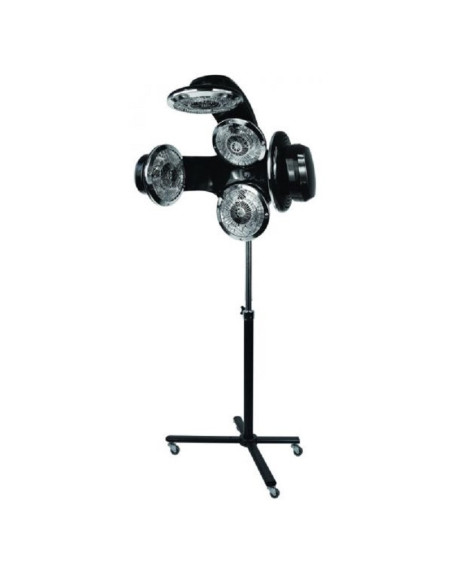 Casque climazon sur pied coiffure infra quartz noir 