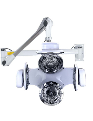 Casque climazon murale  infra quartz sur bras blanc 