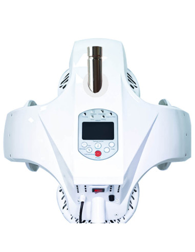 Casque climazon murale  infra quartz sur bras blanc 