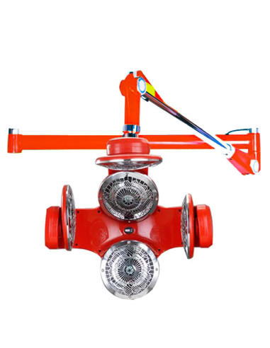 Climazon Infrarot-Quarzhelm zur Wandmontage auf rotem Arm