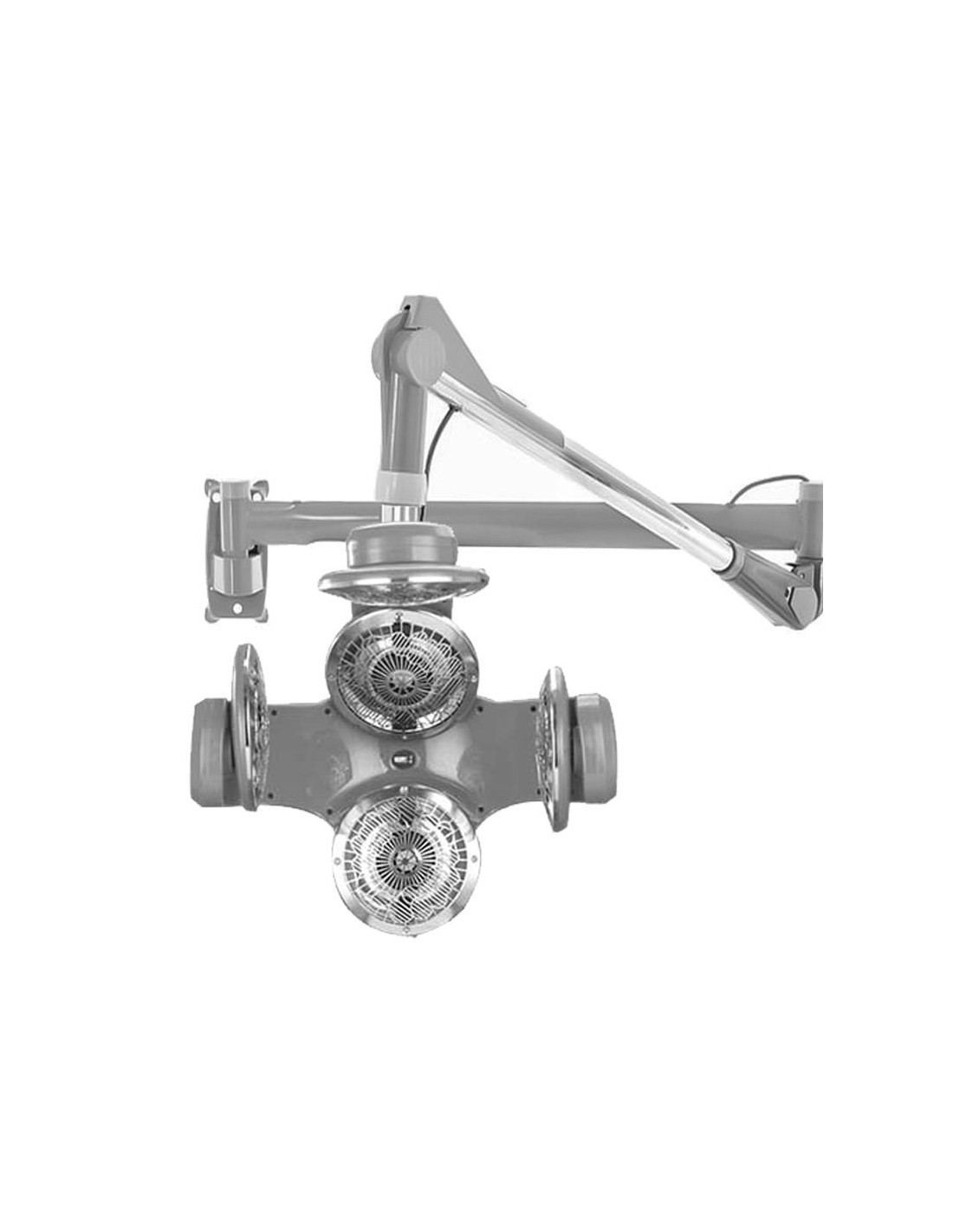 Casque climazon murale  infra quartz sur bras gris 