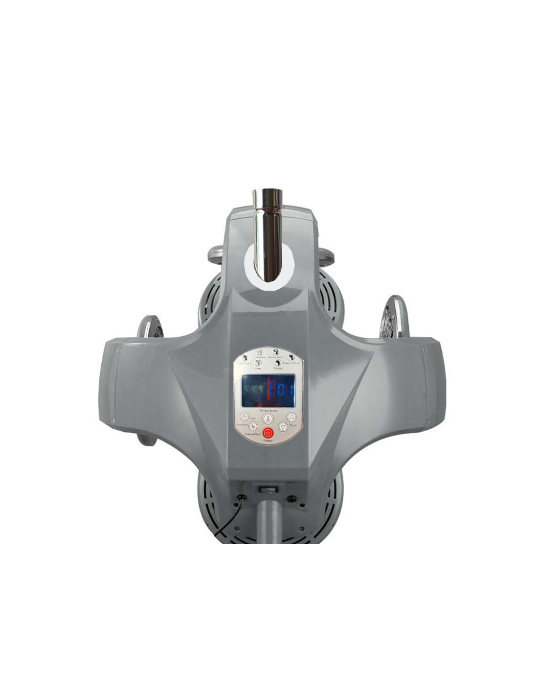 Casque climazon murale  infra quartz sur bras gris 