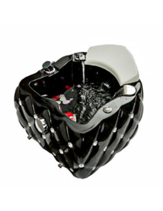 Bassine Bain Pieds Pédicure Noir Spa Diam