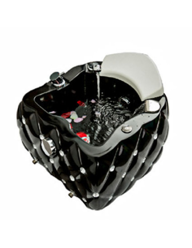 Fauteuil Pédicure Spa Massant 0036988 Bassine Bain Pieds Pédicure Noir Spa Diam