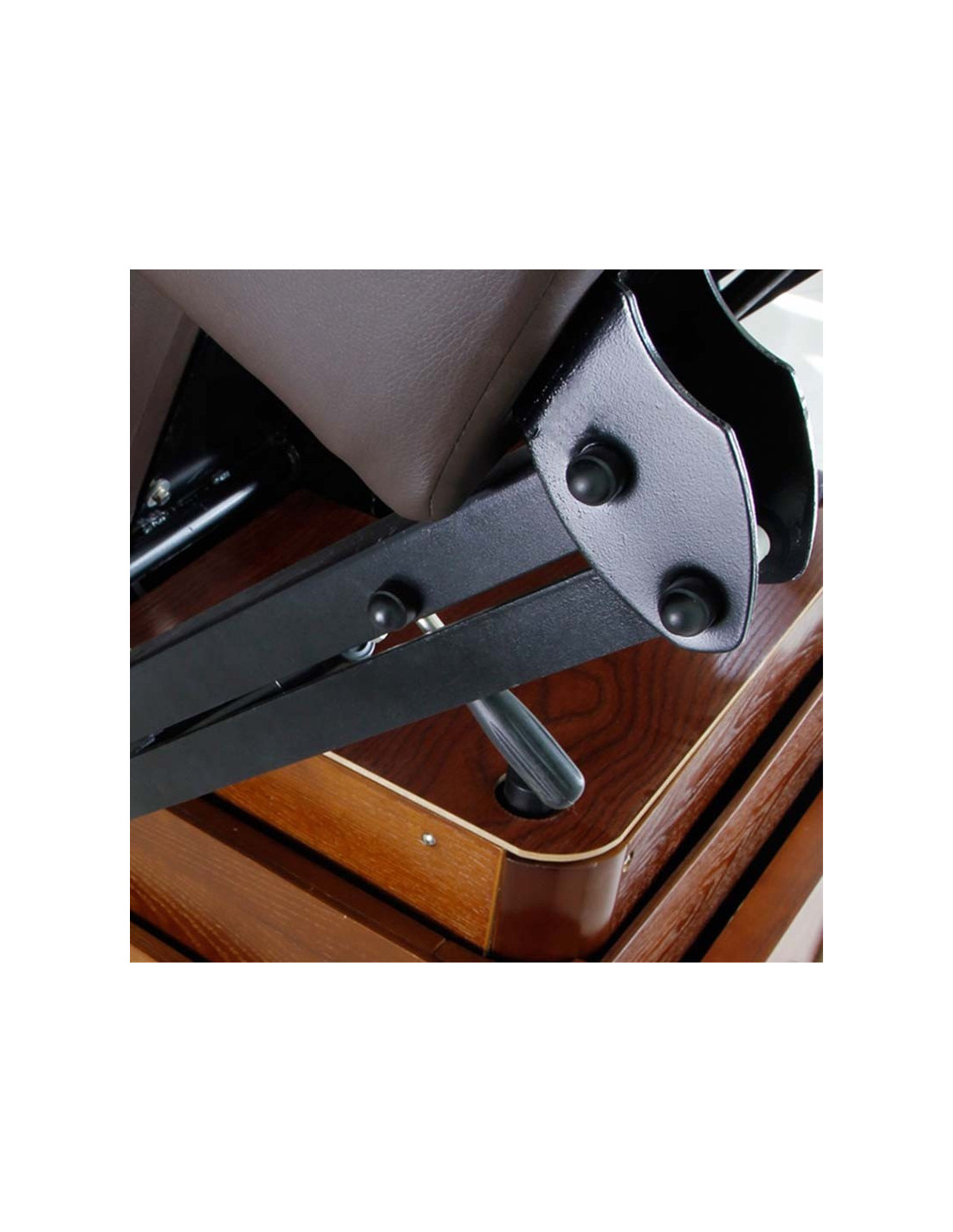 Lola marrom spa elétrico cama de massagem aquecida