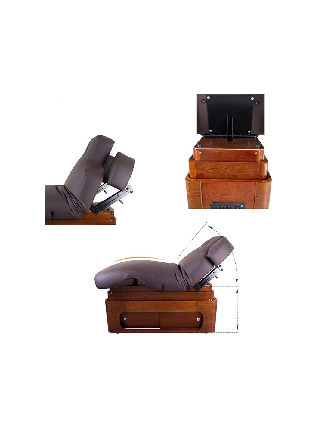 Lola Brown elektrisch spa verwarmd massagebed