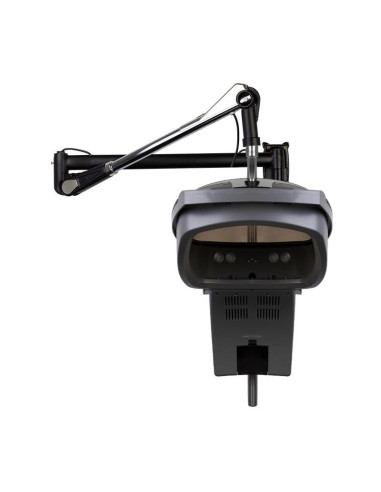 Casco de vapor sauna pared capilar peluquería plata negro con ozono activo