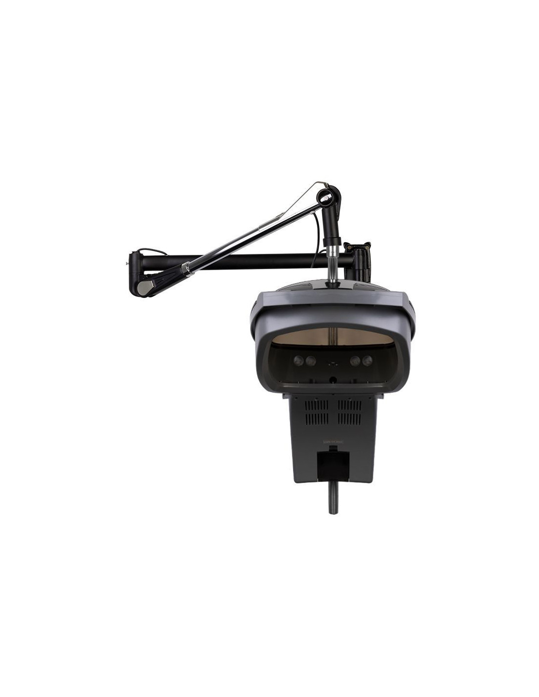 Casco de vapor sauna pared capilar peluquería plata negro con ozono activo 