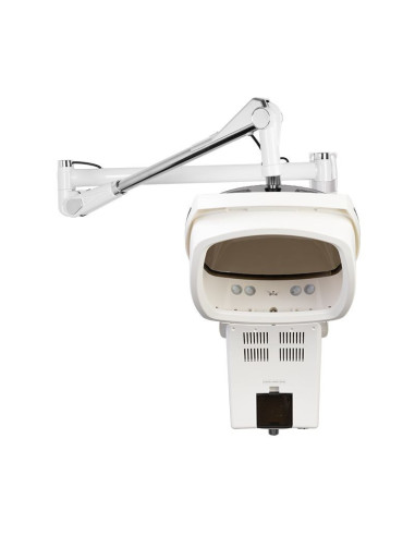 Casco per sauna a vapore per capelli bianco da parete con ozono attivo 