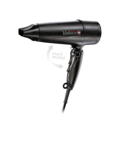 Secador de cabelo Valera Swiss preto light 5400 dobrável iônico