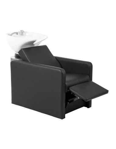 Zwarte lecce shampootray 