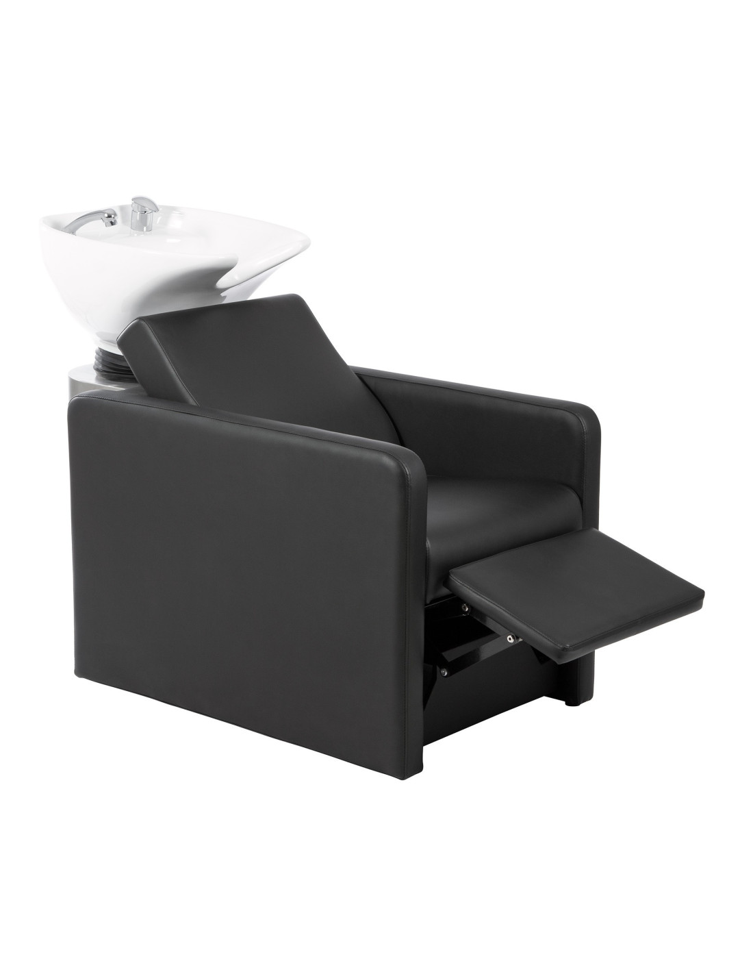 Zwarte lecce shampootray 