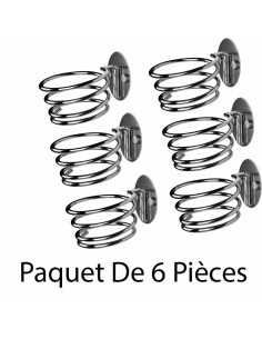 Support mural pour sèche-cheveux fx24 pack 6 pièces 